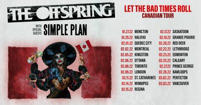 The Offspring with special guests Simple Plan: Let The Bad Times Roll - CANCELLED