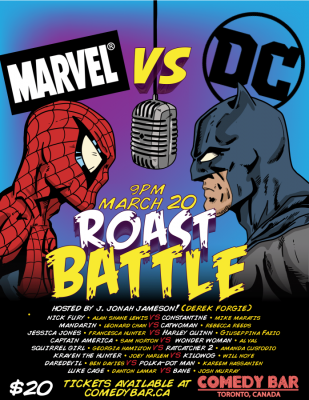 Marvel vs DC ROAST BATTLE - March 20, 2022