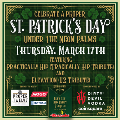 A Proper St. Patrick's Day With Practically Hip & Elevation, Live from Under the Neon Palms