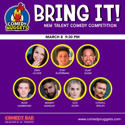 BRING IT! NEW TALENT COMEDY COMPETITION