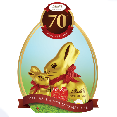 Lindt's 70th Anniversary Gold Bunny Hunt