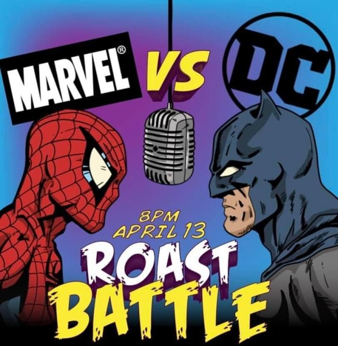 Marvel vs DC Roast Battle – April 13, 2022, Comedy Bar at Comedy Bar Bloor  St West, Toronto ON, Stage