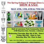 The Spring Antique & Vintage Glass Lover's Show & Sale.