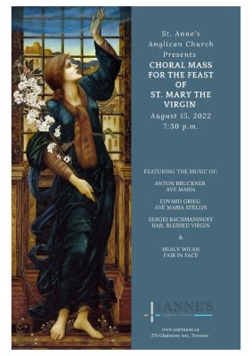 Choral Mass for the Feast of St. Mary the Virgin
