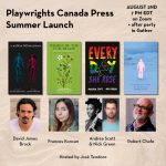 Playwrights Canada Press Summer Launch