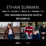 Ethan Surman w/ The Neighbourhood Watch and Blair Lee