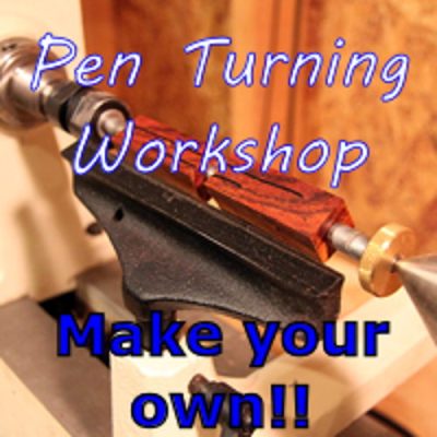Pen Turning workshop - Woodturning your own wood pen - Lathe for beginners Aug 6, 2022