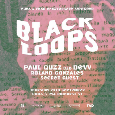 Black Loops | YUNA 1 Year Anniversary