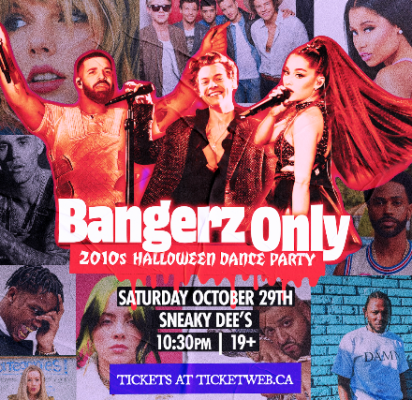 Bangerz Only: 2010s Halloween Party at Sneaky Dee's