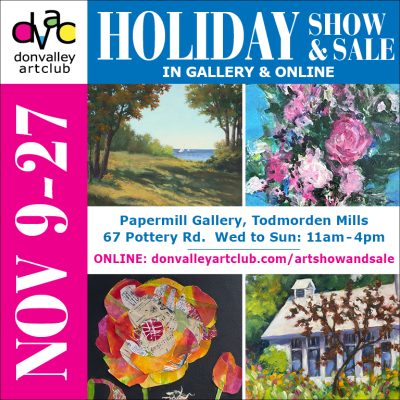 Don Valley Art Club Holiday Show & Sale - LIVE in Gallery and Online