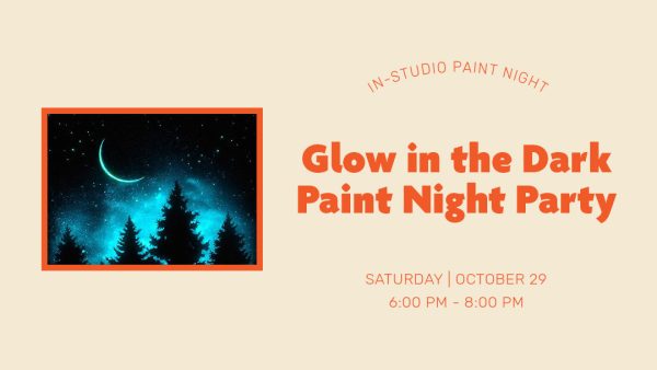 In-Studio Paint Night – Glow in the Dark Paint Night Party