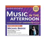Music in the Afternoon: Michael Bridge
