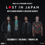 Lost In Japan with Carbon Memory & Weekend Goodbye