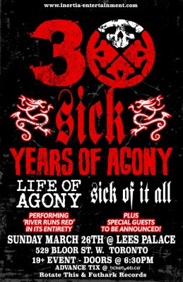 Inertia Presents: 30 Sick Years OF Agony