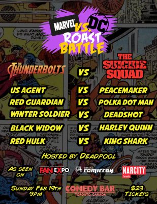 Marvel vs DC Roast Battle - Presented by Roast Master Bash
