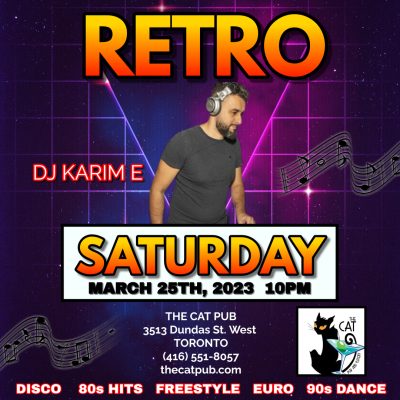 Retro Saturday Party Mar 25, 2023