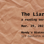 The Liars Club — a free monthly reading series Mar 29, 2023