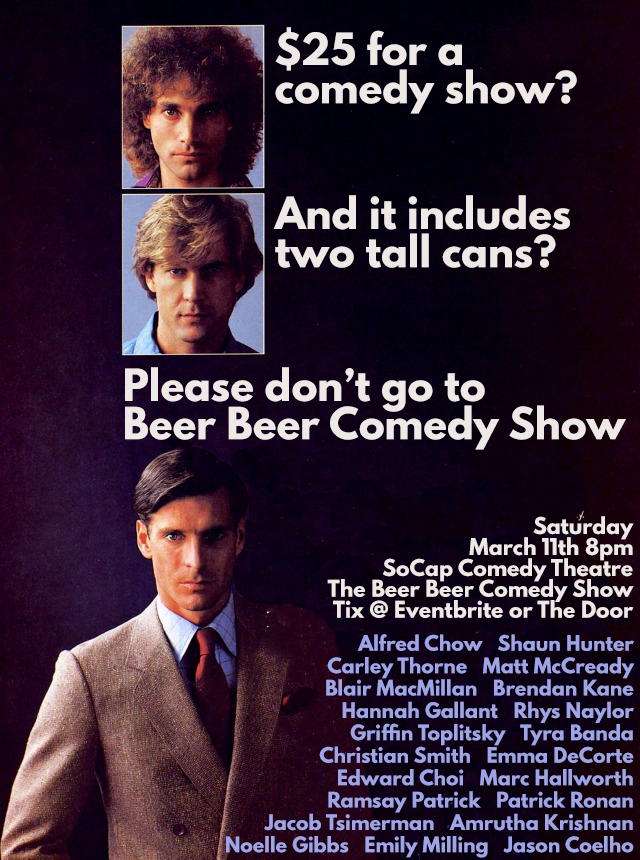 Gallery 3 - Beer Beer Comedy