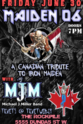 Maiden 06 / Tribute to Iron Maiden, Michael J. Miller Band