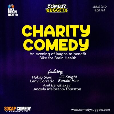 Charity Comedy to benefit Bike for Brain Health