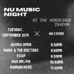 Nu Music Night Sept 26, 2023