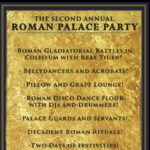 Gallery 1 - The Roman Palace Party