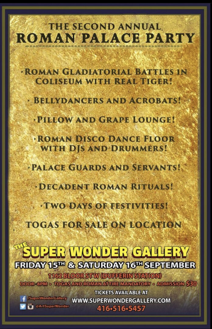 Gallery 1 - The Roman Palace Party
