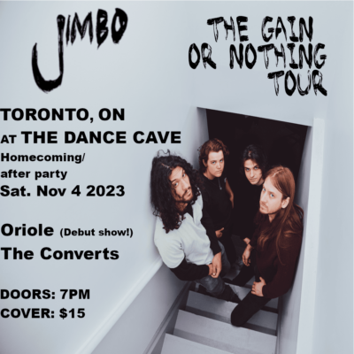 Jimbo - The Gain or Nothing Tour