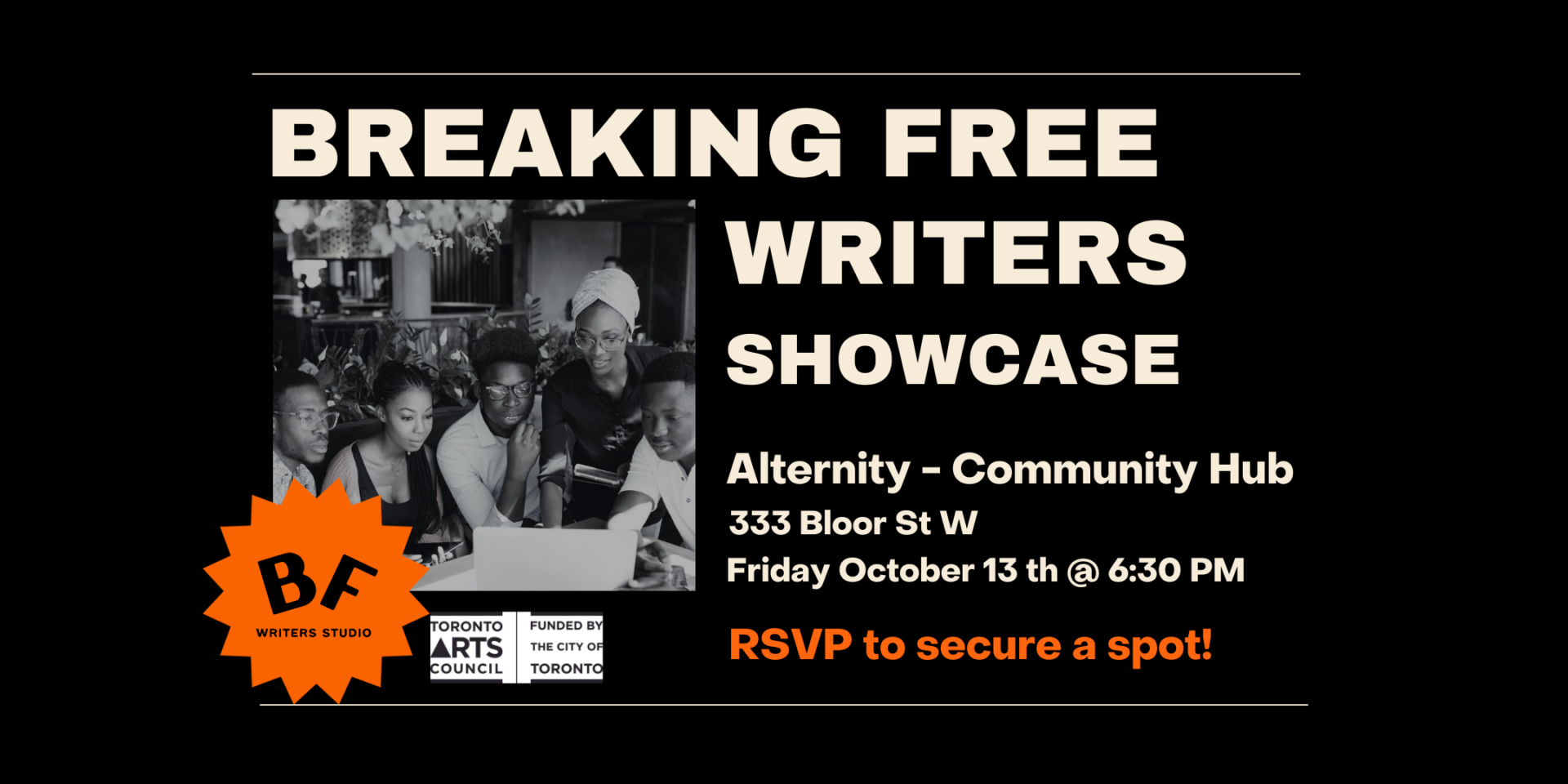 2023 Breaking Free Writers Showcase