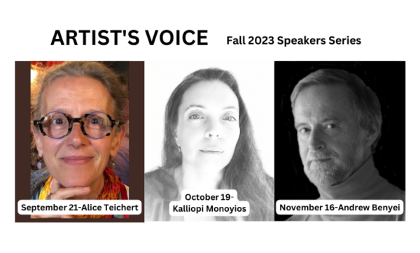 ARTIST’S VOICE Fall 2023 Speakers Series [Zoom]