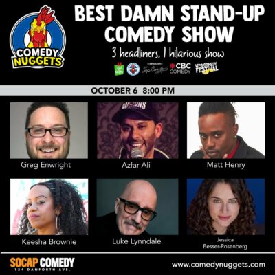 Best Damn Stand-Up Comedy Show Oct 6, 2023 8PM