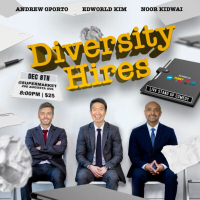 "Diversity Hires" Comedy Tour!! Dec 8, 2023