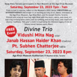 Divine Trio: Vidushi Mita Nag, Janab Hassan Haider Khan & Pt. Subhen Chatterjee