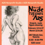 (Nearly) Nude Tuesdays at Artists 25 Feb 27, 2024