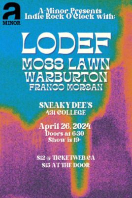 Lodef w/ Moss Lawn, Warburton, & Franco Morgan