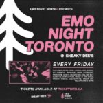 Emo Night Toronto at Sneaky Dee's Apr 5, 2024