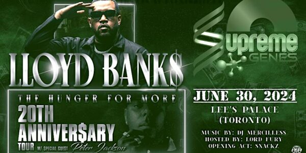 LLOYD BANKS: THE HUNGER FOR MORE 20TH ANNIVERSARY TOUR