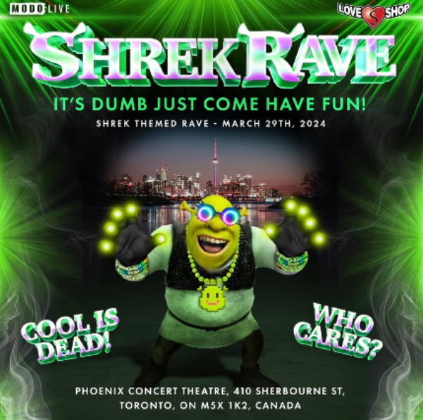 Shrek Rave Mar 29, 2024
