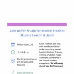Music for Mental Health: Ukulele Lesson & Jam