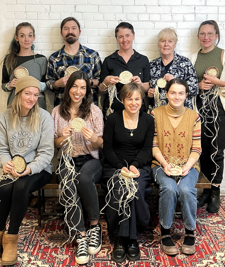 Gallery 3 - Participants and their baskets