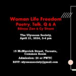 Woman Life Freedom: Poetry, Talk, Q & A