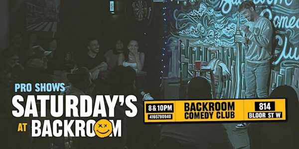 8PM Saturdays - Pro & Hilarious Stand up Comedy | A true comedy experience | BACKROOM COMEDY CLUB