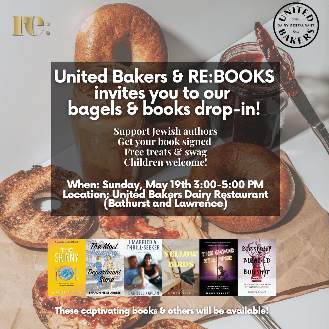 Bagels & Books, RE:BOOKS at United Bakers Dairy Restaurant, Toronto ON ...