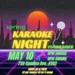 Spring Karaoke Night fundraiser!